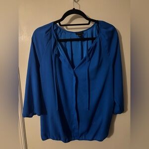 Ann Taylor Vibrant Blue Blouse